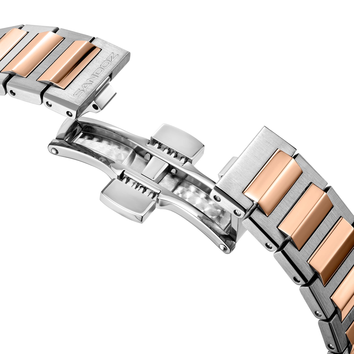 Sandoz Chanet Two-tone Rose Gold Steel Quartz Women's Watch SZWLH0000834