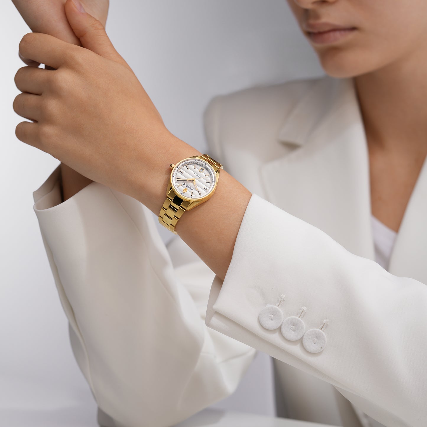Sandoz Bachelin Gold Tone Steel Women's Quartz Watch SZWLH0001116