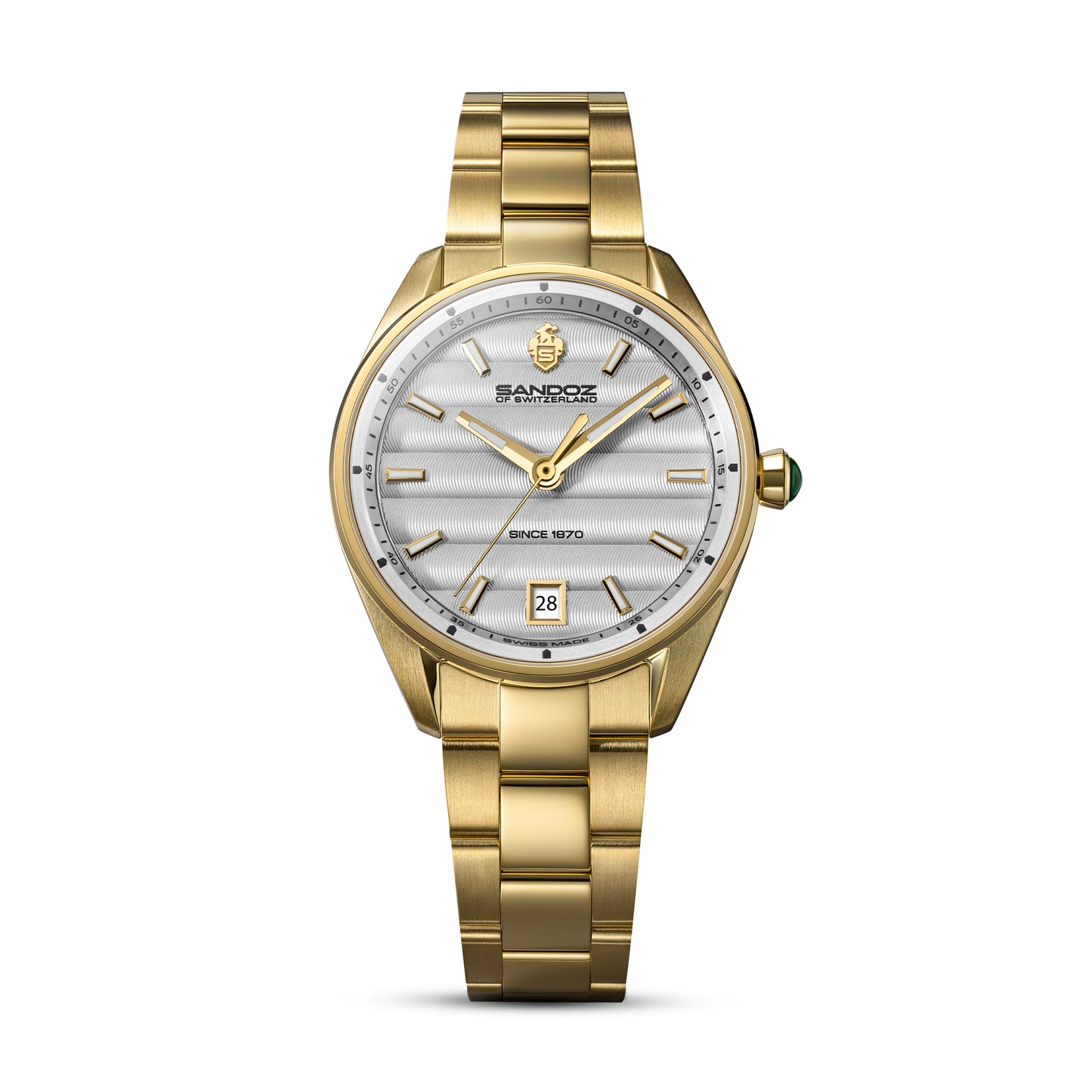 Sandoz Bachelin Gold Tone Steel Women's Quartz Watch SZWLH0001116