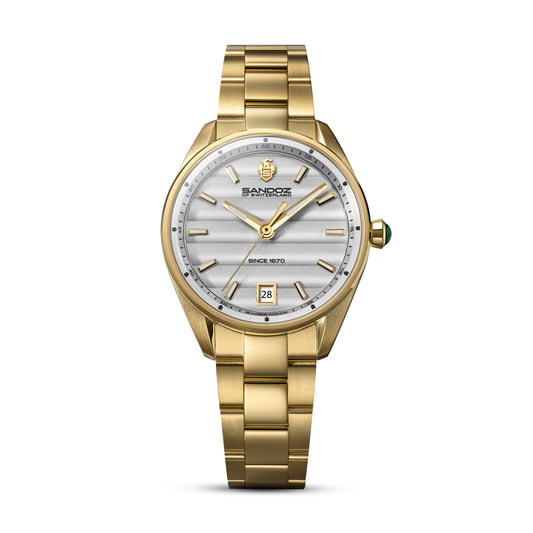 Sandoz Bachelin Gold Tone Steel Women's Quartz Watch SZWLH0001116