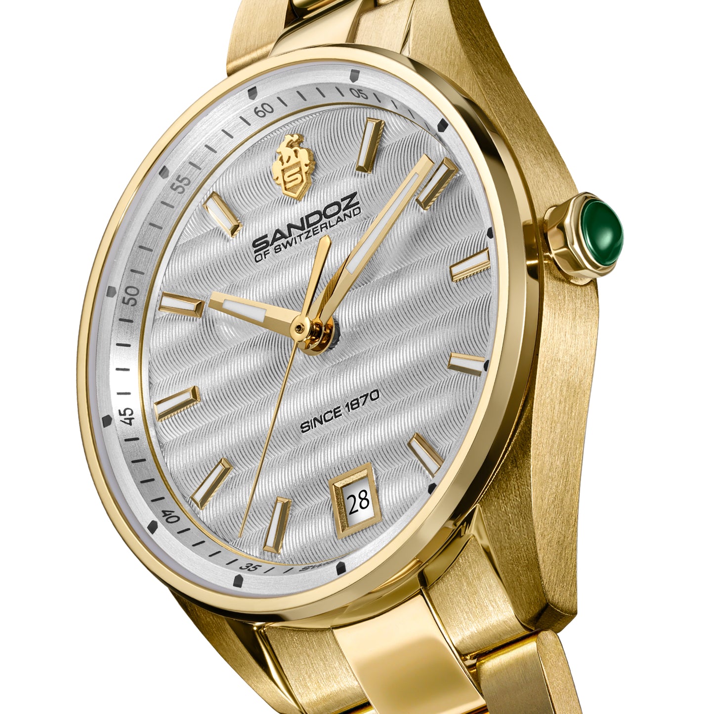 Sandoz Bachelin Gold Tone Steel Women's Quartz Watch SZWLH0001116