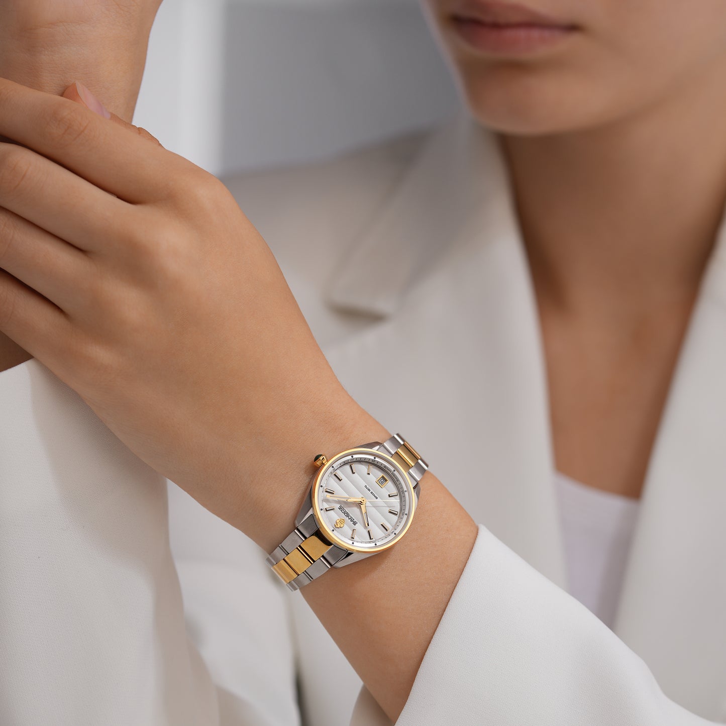 Sandoz Bachelin Two-tone Stainless Steel Women's Quartz Watch SZWLH0001117