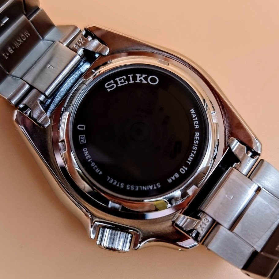Seiko 5 Sports SKX Series Time Sonar Skeleton Dial Automatic Men's Watch SRPJ47K1