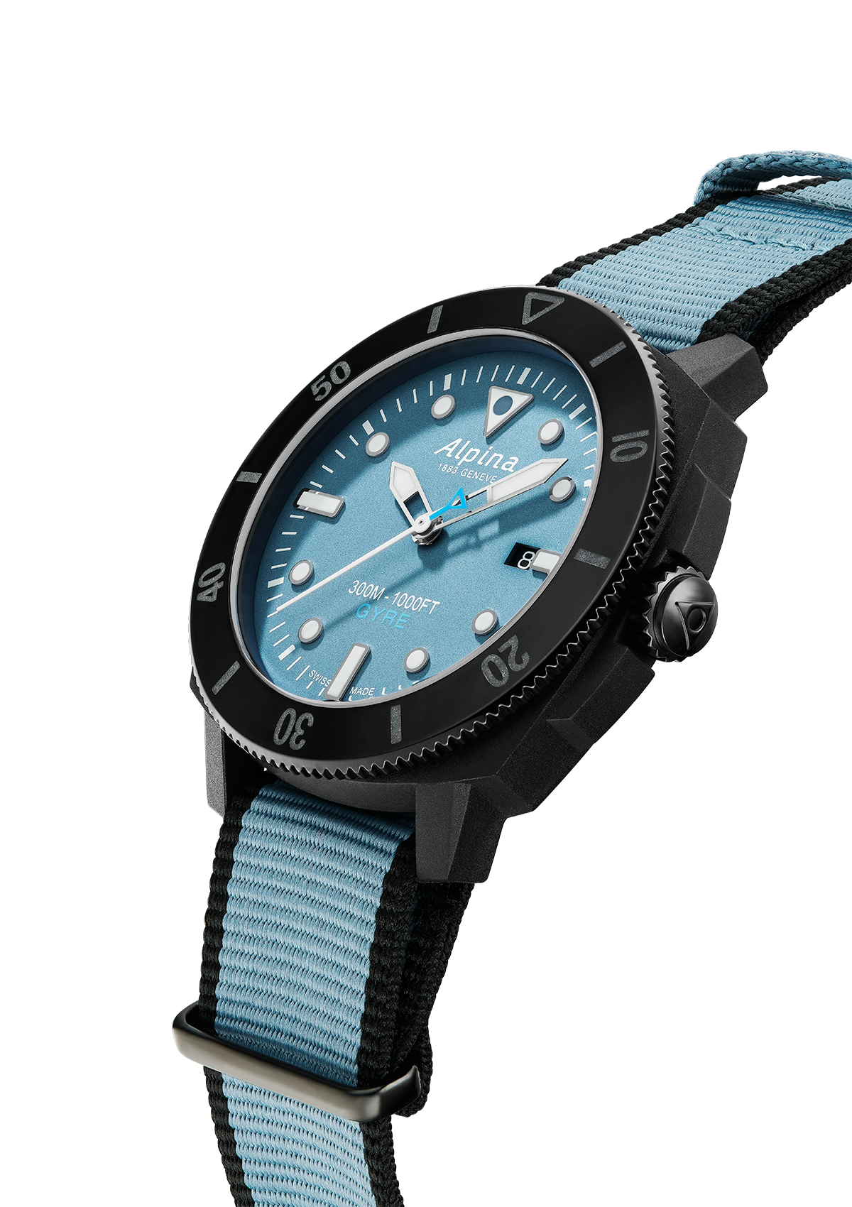 Alpina Seastrong Diver Gyre Automatic AL-525LNB4VG6BLK