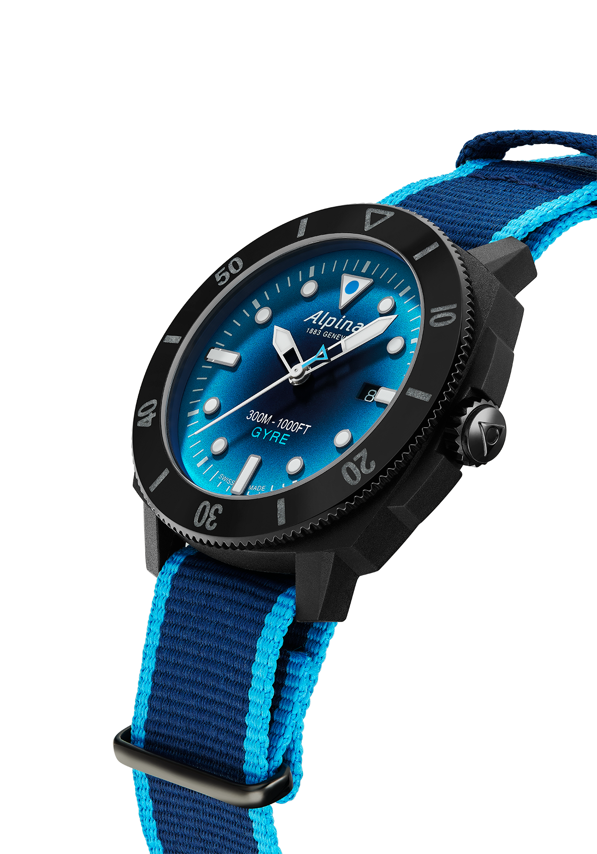 Alpina Seastrong Diver Gyre Automatic Smoked Blue AL-525LNSB4VG6