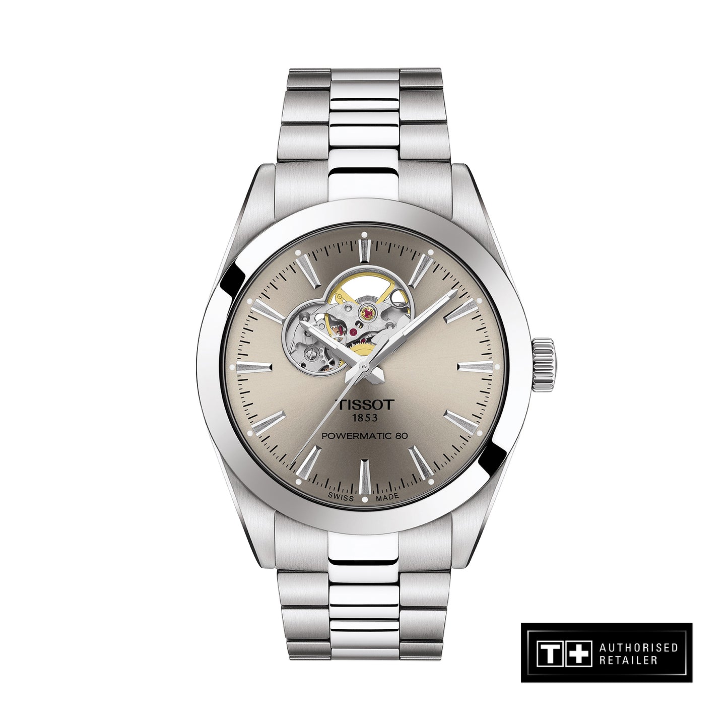 Tissot Gentleman Powermatic 80 Open Heart T127.407.11.081.00