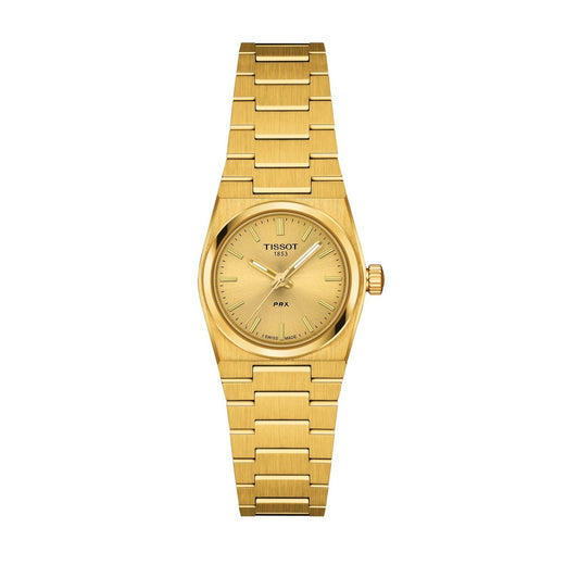 Tissot PRX 25mm Steel Gold PVD Sapphire Quartz T137.010.33.021.00