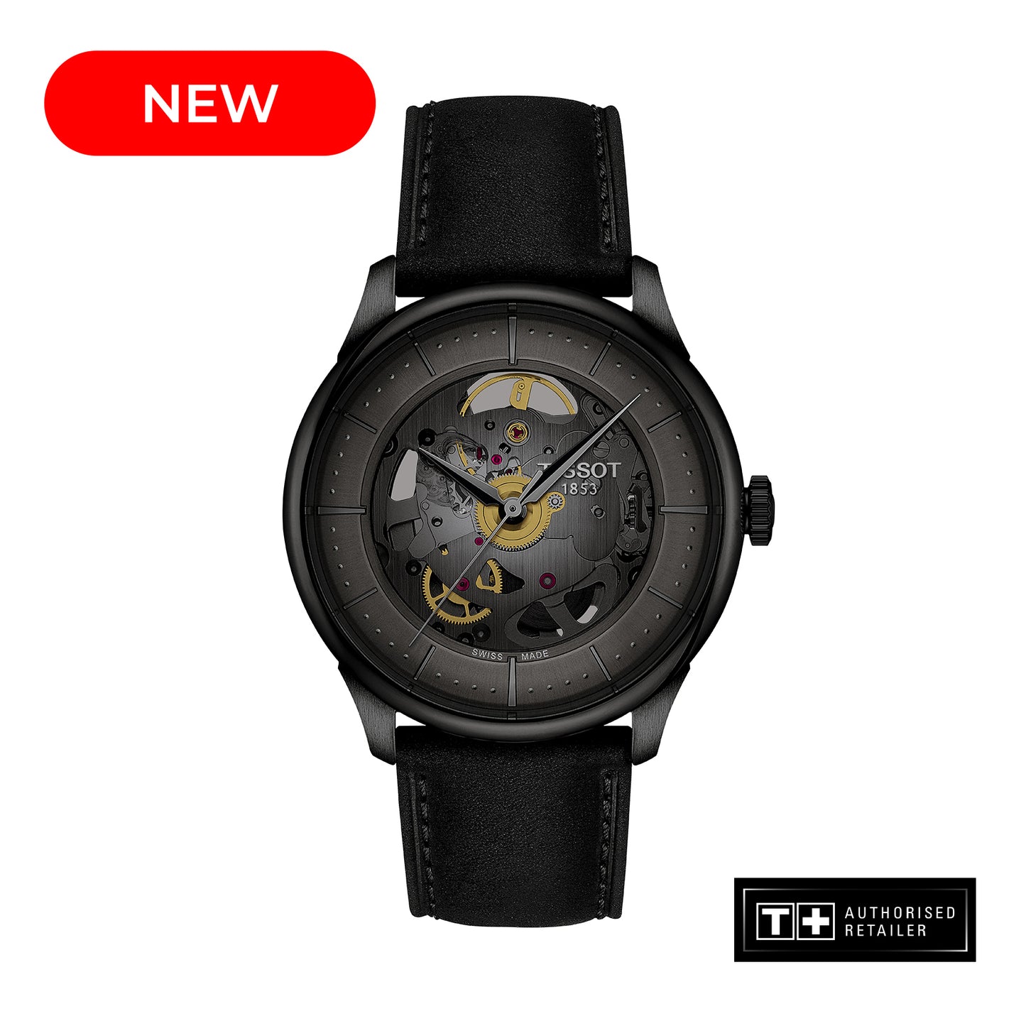 Tissot Chemin Des Tourelles Skeleton T139.836.36.441.00