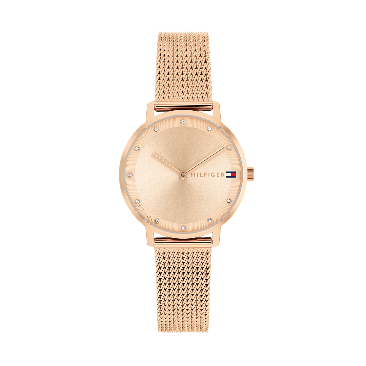 Tommy Hilfiger 1782729 Women's Ionic Rose Gold Plated Steel Mesh Watch