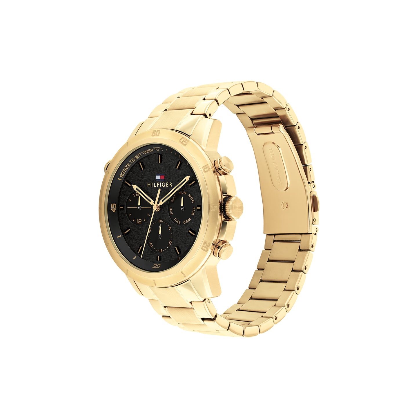 Tommy Hilfiger 1792109 Men's Ionic Thin Gold Plated Steel Watch