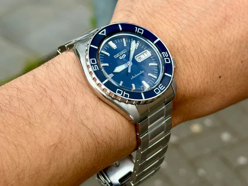 Seiko 5 Sports SNZH5 Reissue Blue Fathoms Men's Watch SRPK97K1