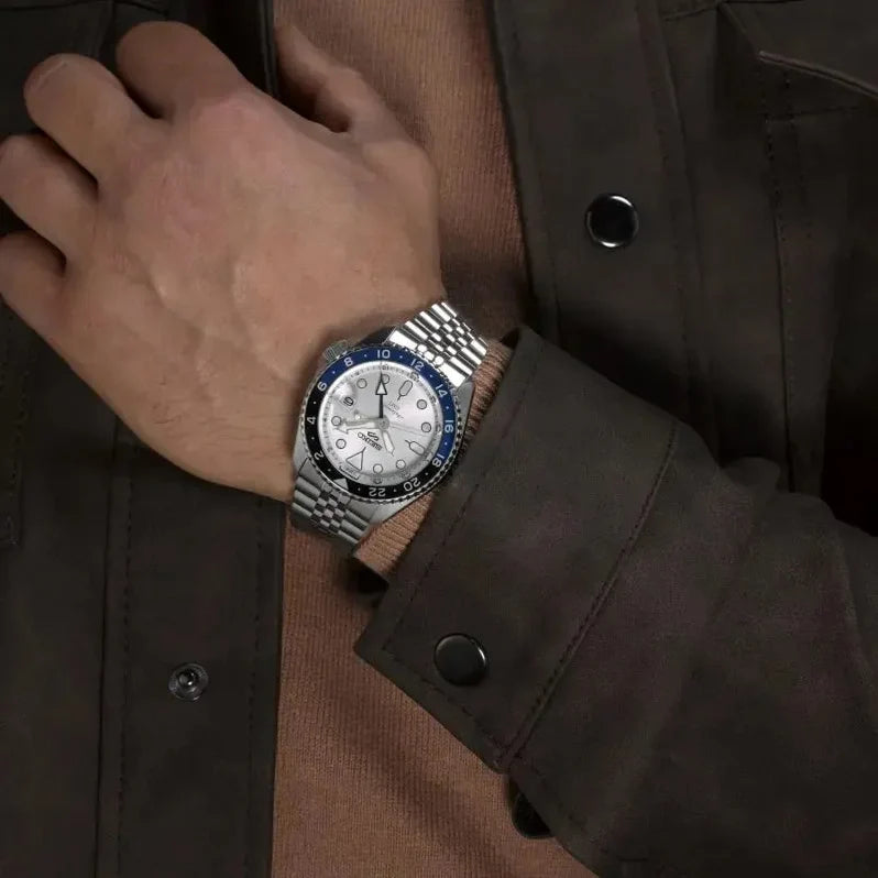 Seiko 5 Sports SKX GMT "Polar Batman" Automatic Men's Watch SSK033K1