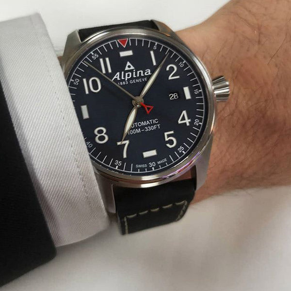 Alpina Startimer Pilot Automatic Matte Dark Blue 44MM AL-525NN4S6