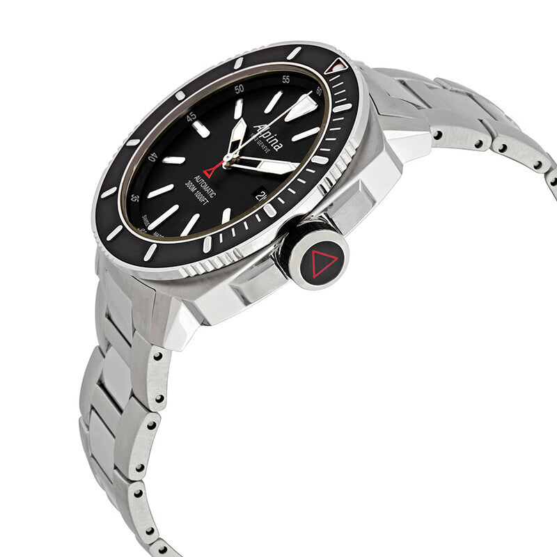 Alpina Seastrong Diver Automatic Black Dial Men's Watch AL-525LBG4V6B