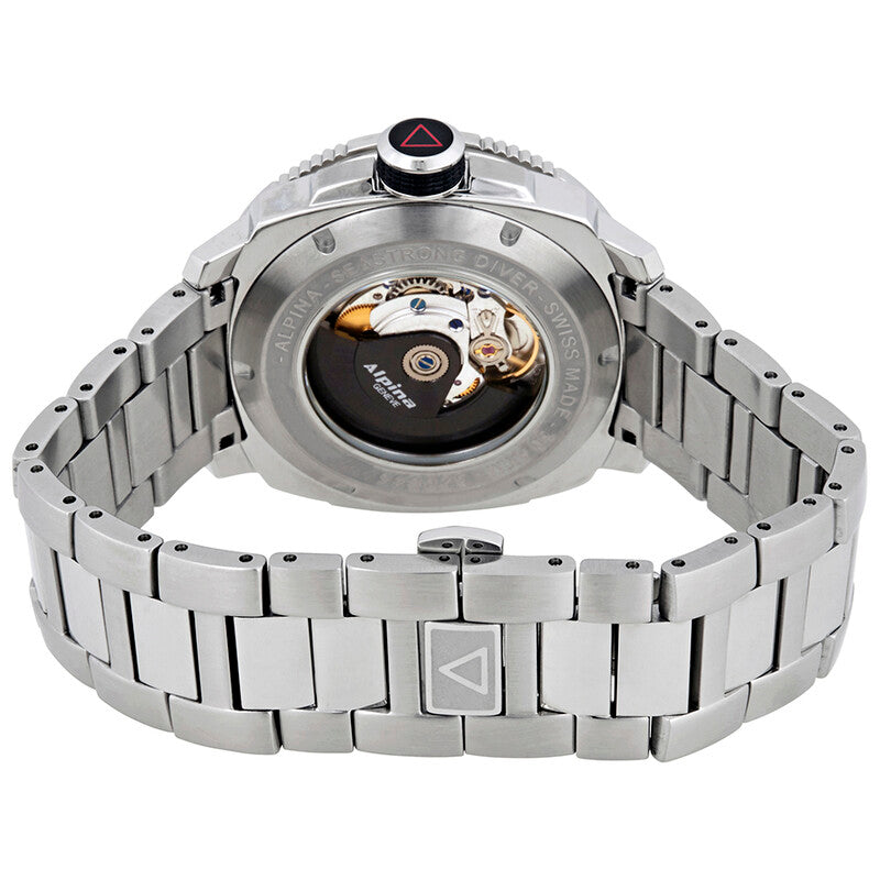 Alpina Seastrong Diver Automatic Black Dial Men's Watch AL-525LBG4V6B