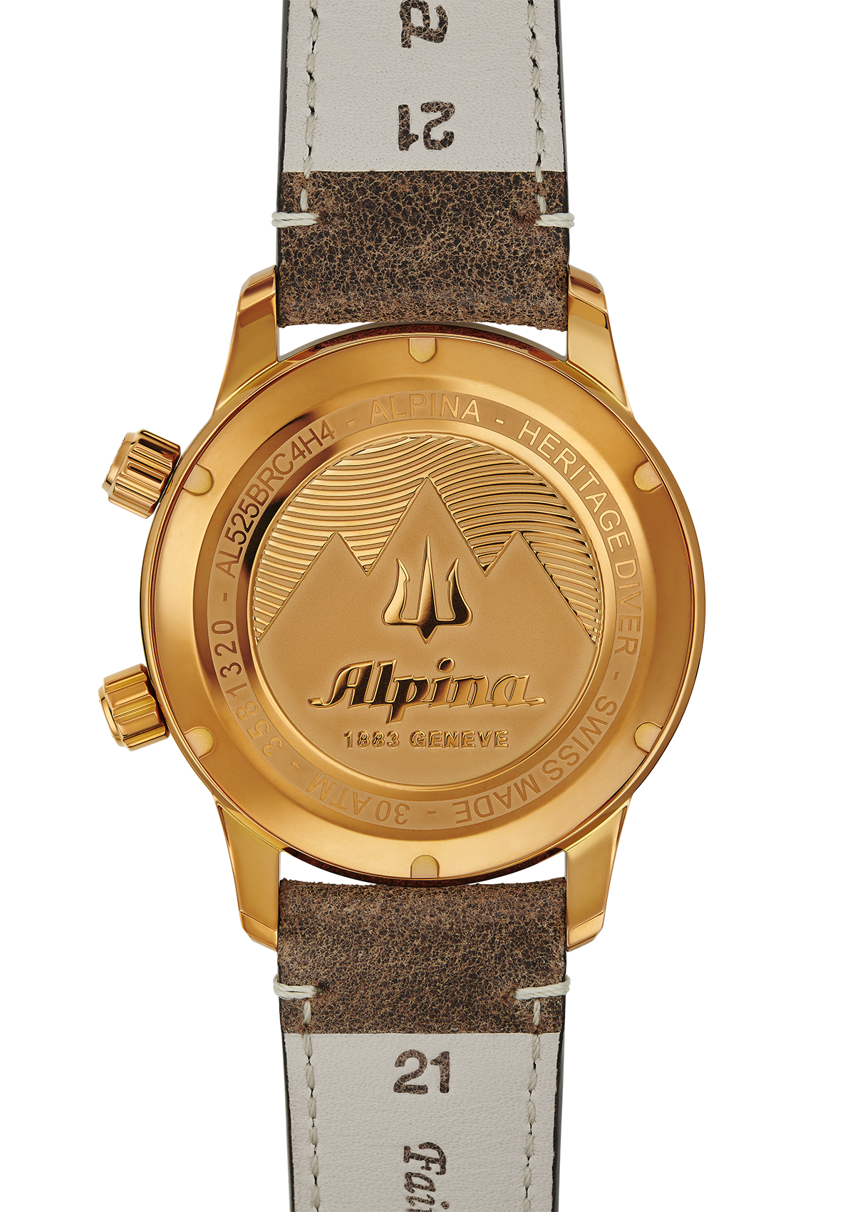 Alpina Seastrong Diver Automatic Brown Dial Men's Watch AL-525BRC4H4