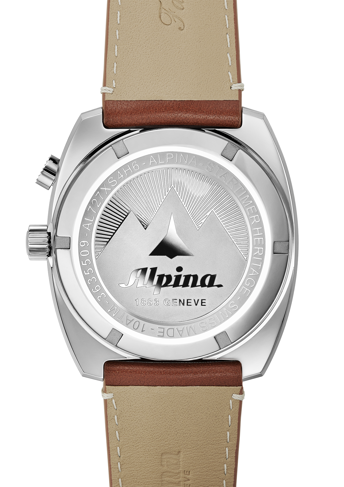 Alpina Startimer Pilot Heritage Chronograph Automatic Silver AL-727SS4H6
