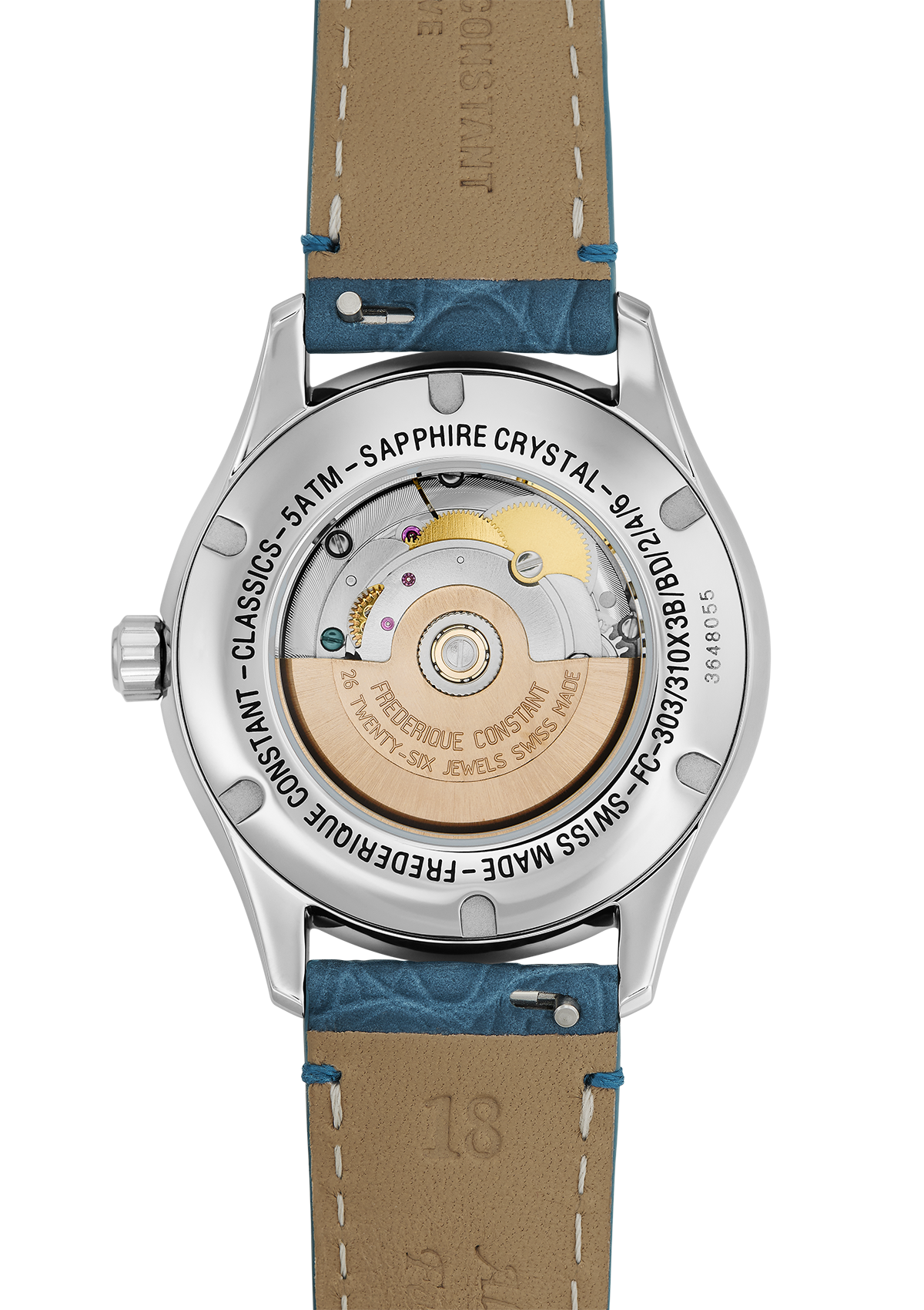 Frederique Constant Double Heart Beat Automatic Diamond Ladies Watch FC-303LGD3BD6