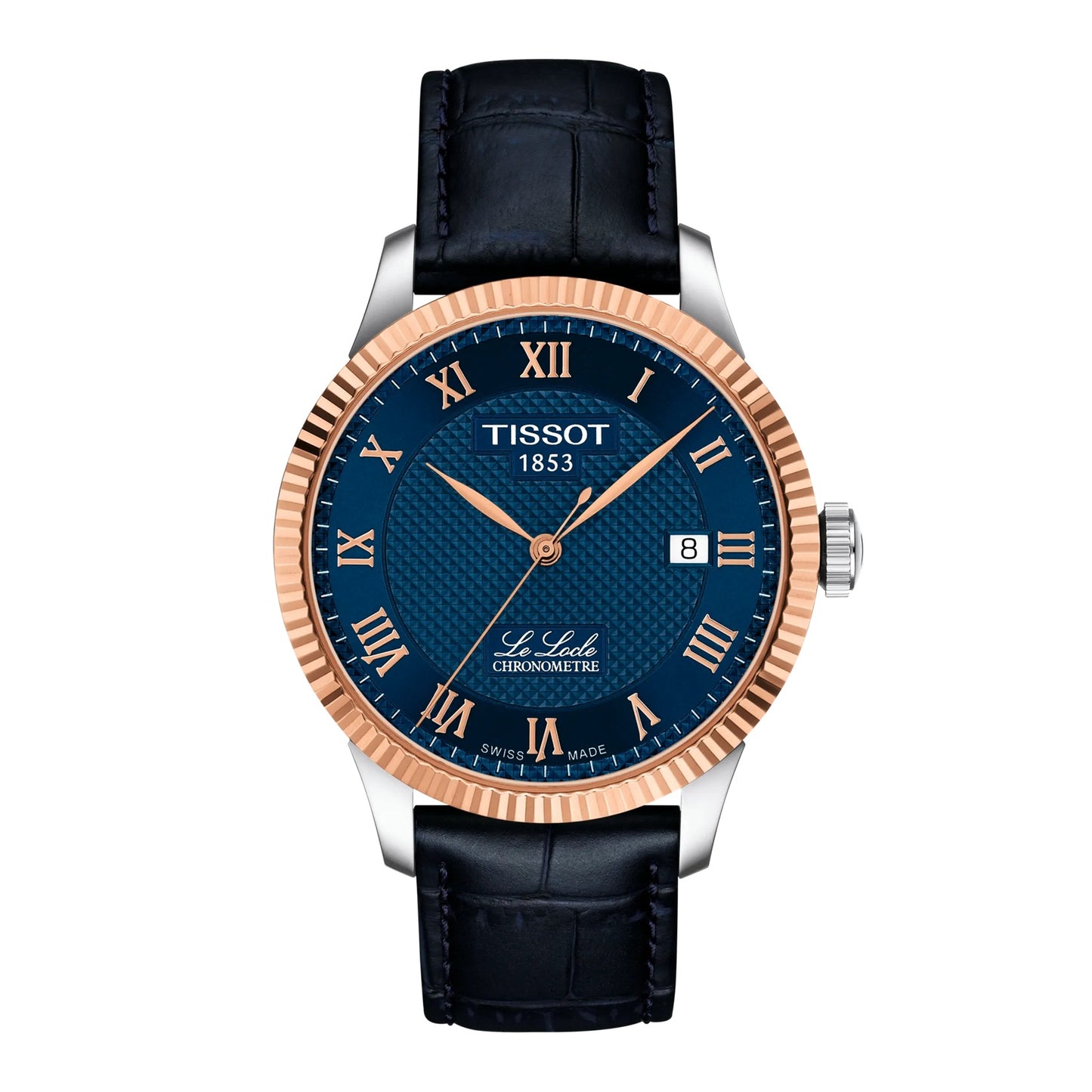 Tissot Le Locle 18k Rose Gold Bezel 39mm T932.408.46.043.00