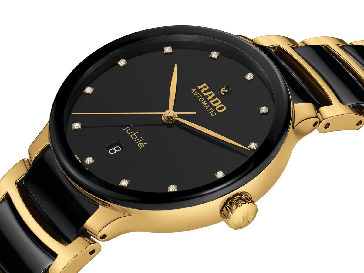 Rado Centrix Quartz Diamond Black Dial Unisex Watch R30008742