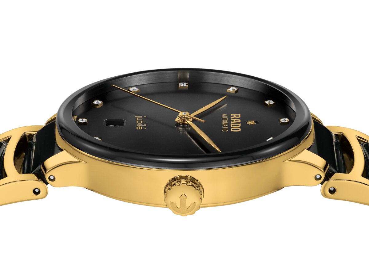 Rado Centrix Quartz Diamond Black Dial Unisex Watch R30008742
