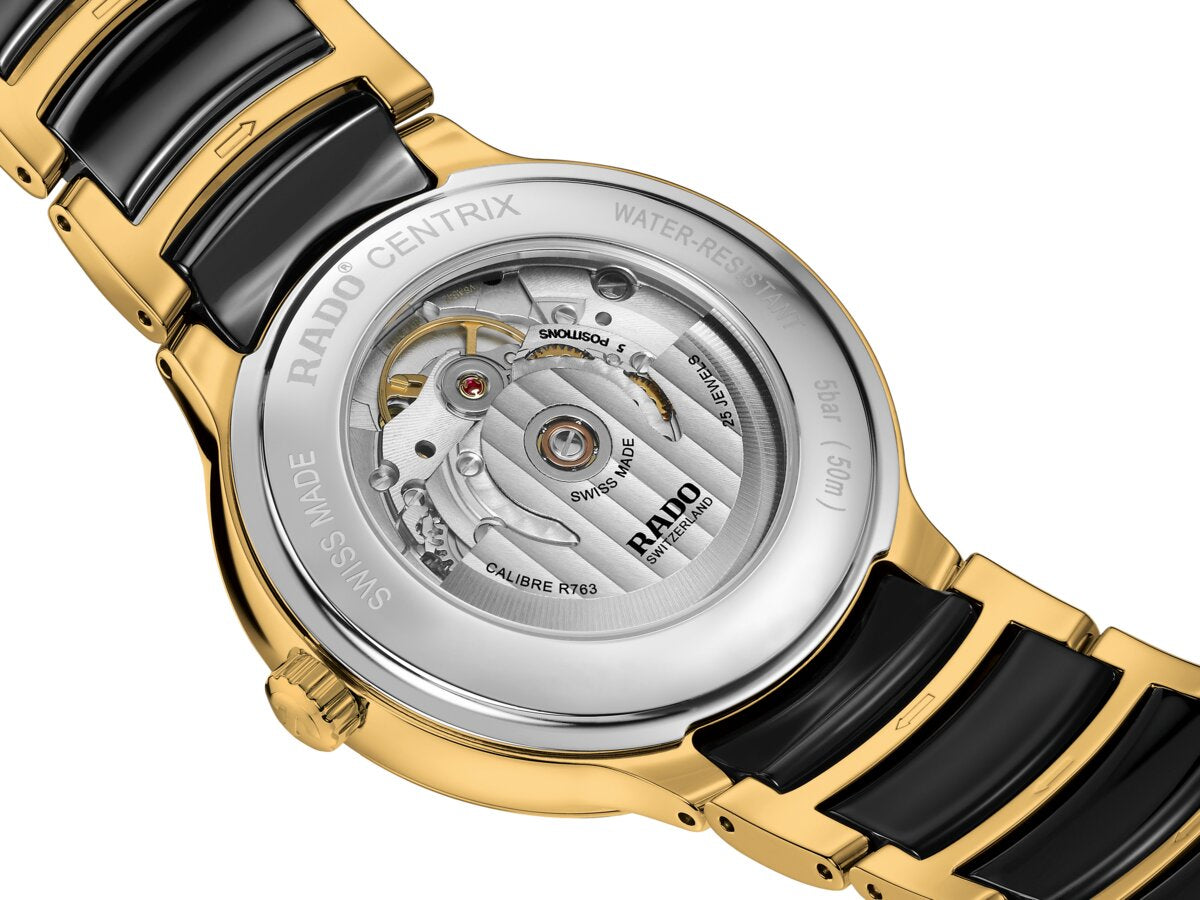 Rado Centrix Quartz Diamond Black Dial Unisex Watch R30008742