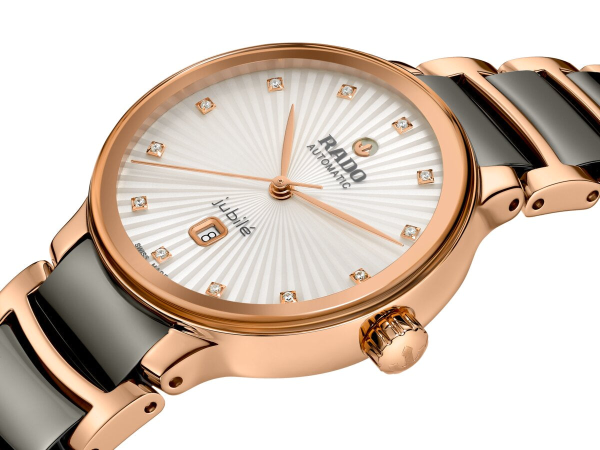 Rado Centrix Automatic Diamond Silver Dial Ladies Watch R30019742