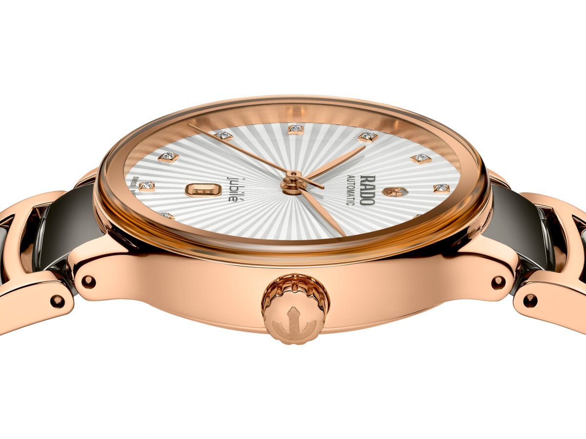 Rado Centrix Automatic Diamond Silver Dial Ladies Watch R30019742
