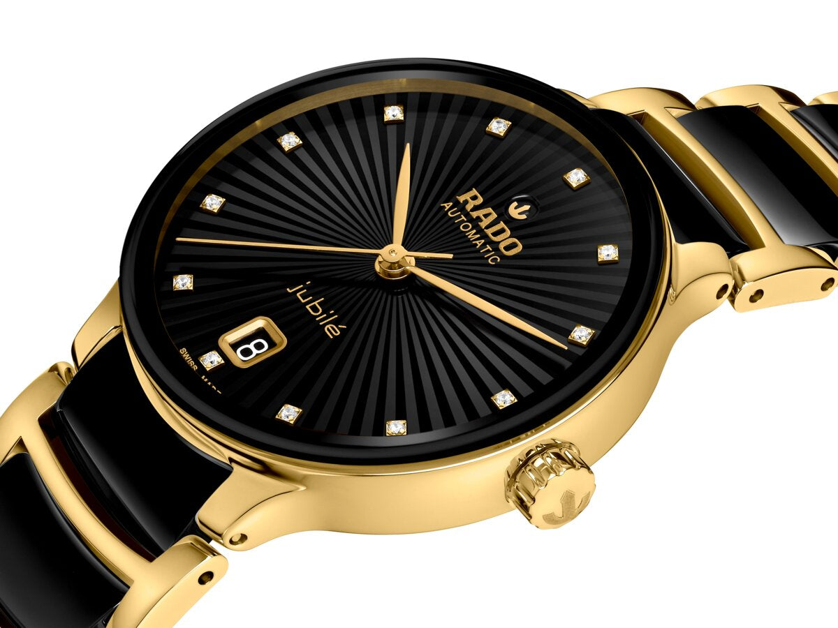 Rado Centrix Automatic Diamond Black Dial Ladies Watch R30032742