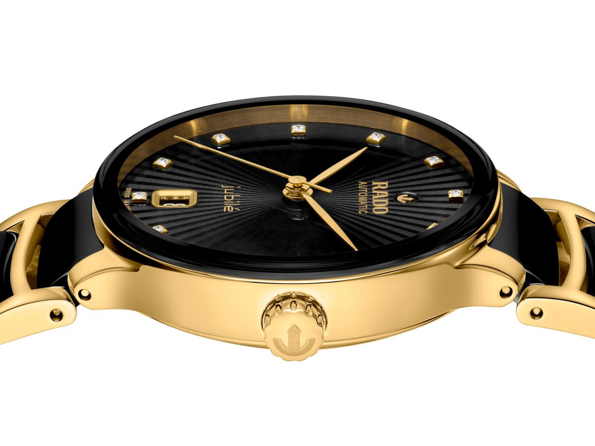Rado Centrix Automatic Diamond Black Dial Ladies Watch R30032742