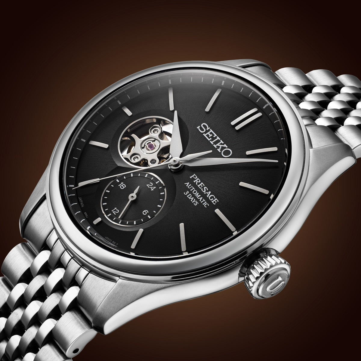 Seiko Presage Sumi-iro Open Heart Classic Automatic Men's Watch SPB471J1