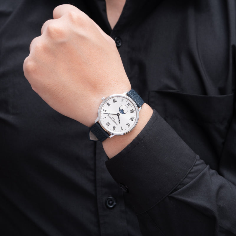 Frederique Constant Classics Moneta Moonphase Watch FC-206RS3S6