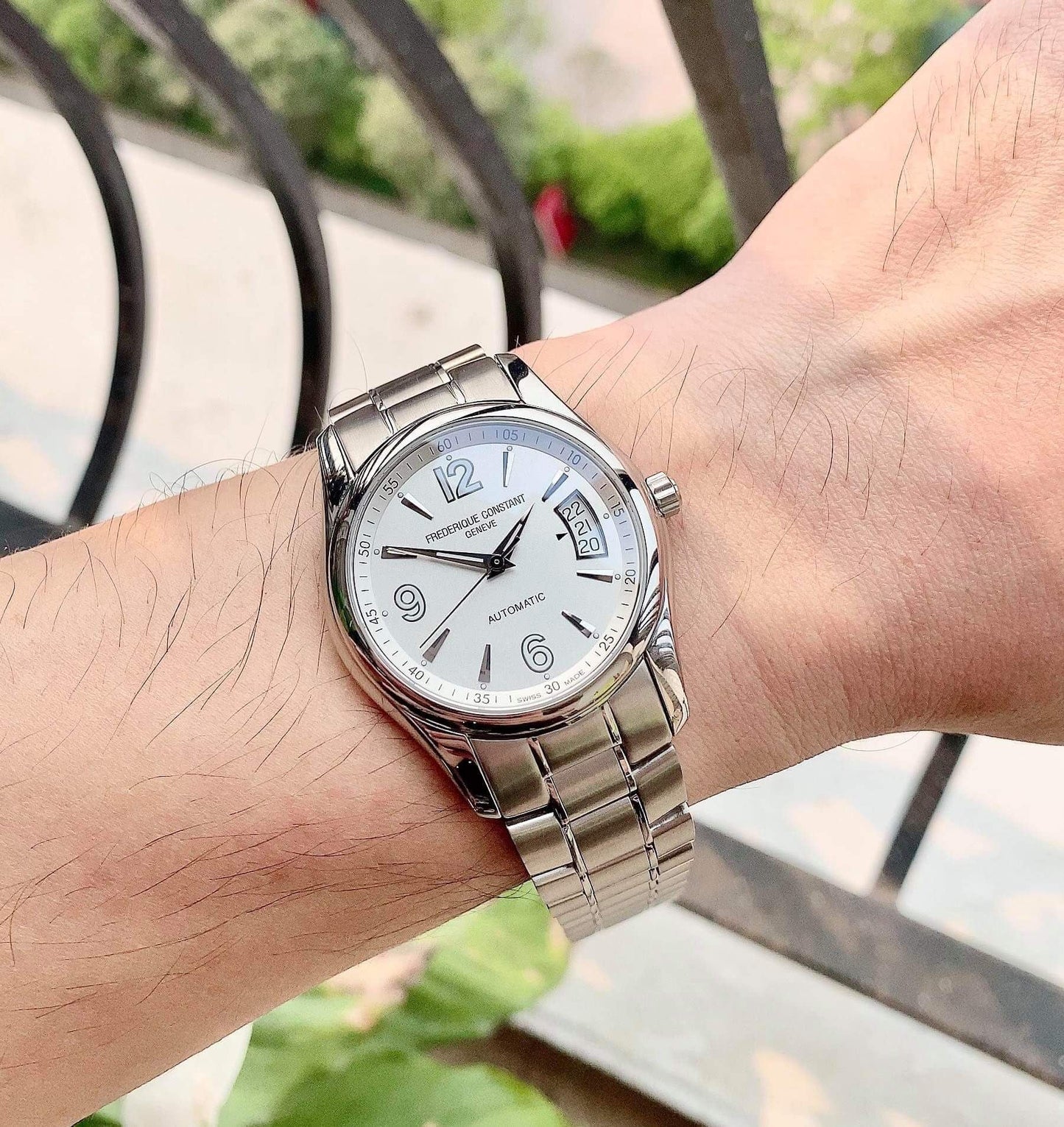 Frederique Constant Junior Silver Dial Automatic Men's Watch FC-303S4B26B