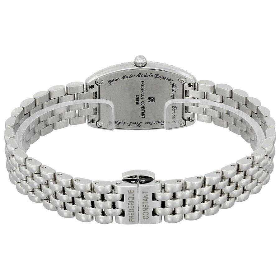 Frederique Constant Art Deco Mother of Pearl Silver Dial Ladies Diamond Watch FC-235APW1TPV26