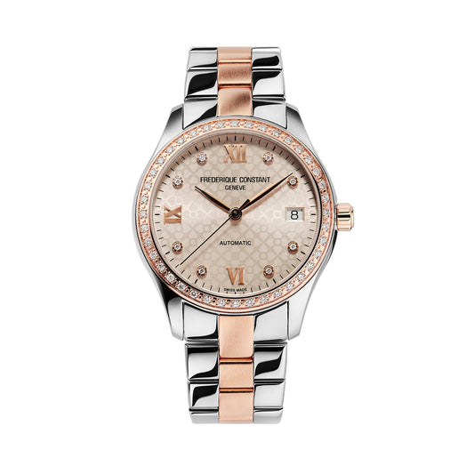 Frederique Constant Double Heartbeat Automatic Diamond Ladies Watch FC-303LGD3BD2B