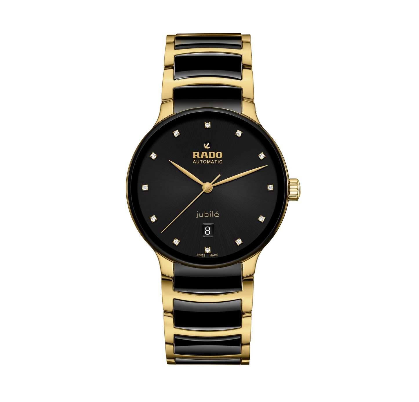 Rado Centrix Quartz Diamond Black Dial Unisex Watch R30008742