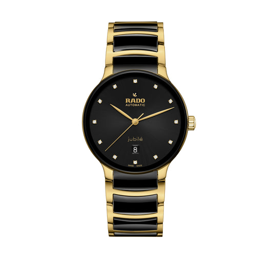 Rado Centrix Quartz Diamond Black Dial Unisex Watch R30008742