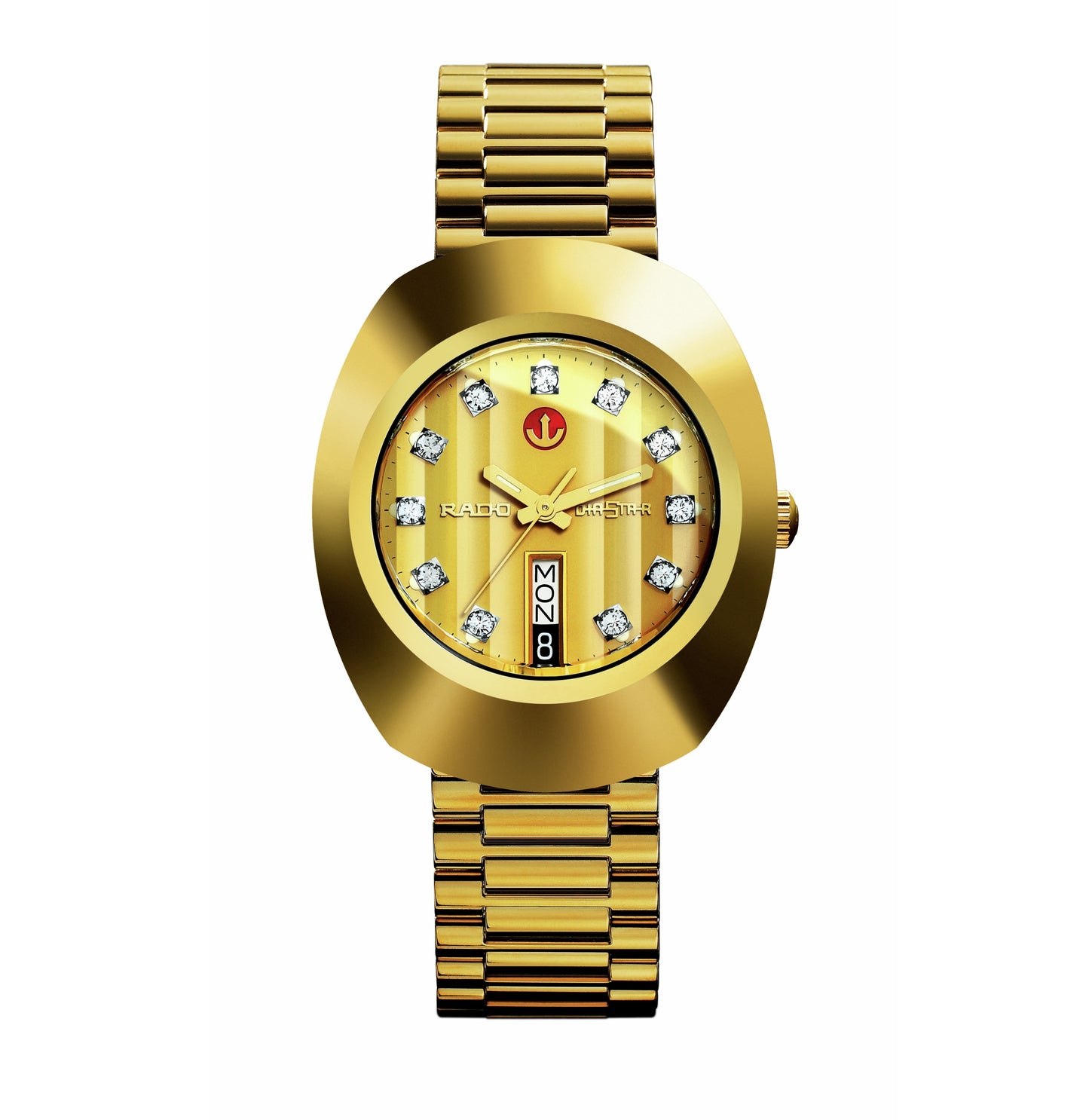 Rado DiaStar Original Jubile Gold Automatic Gold Dial Gold PVD Men's Watch R12413493
