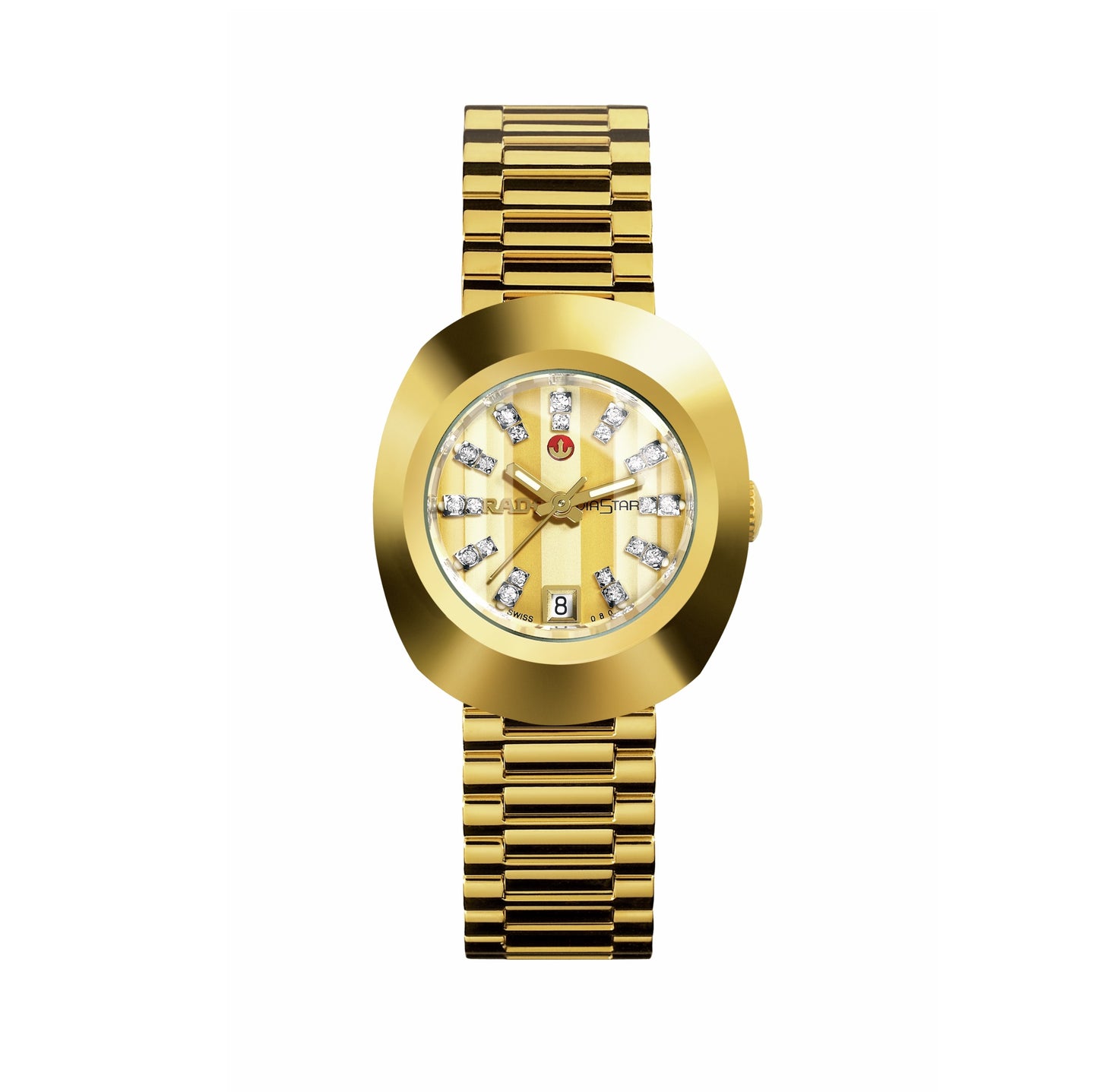 Rado Diastar Original Automatic Diamond Champagne Dial Ladies Watch R12416803