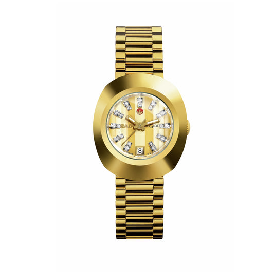Rado Diastar Original Automatic Diamond Champagne Dial Ladies Watch R12416803