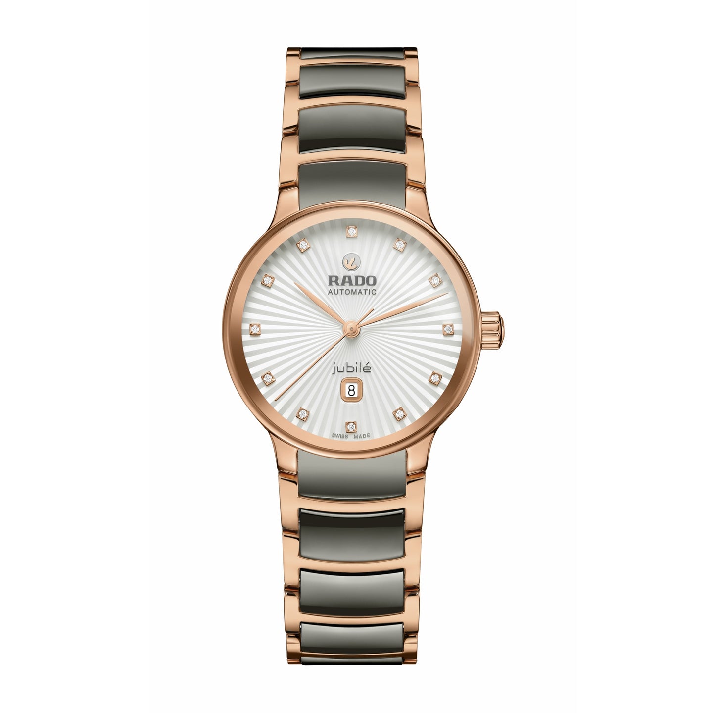 Rado Centrix Automatic Diamond Silver Dial Ladies Watch R30019742