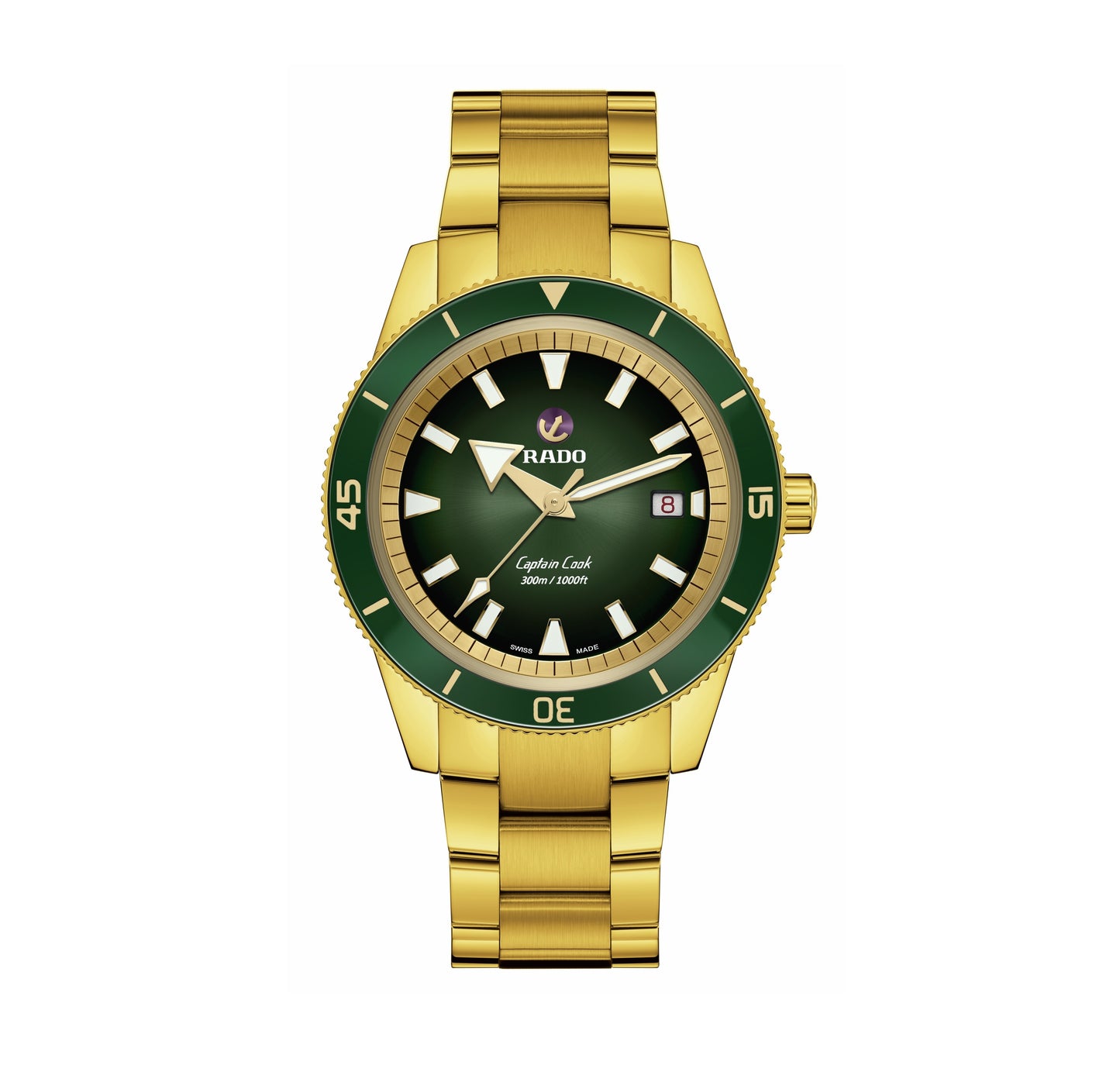 Rado Captain Cook Automatic Green Dial Men's Watch R32136323