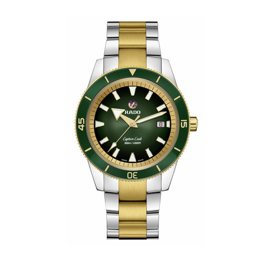 Rado Captain Cook Automatic Green Dial Men's Watch R32138303