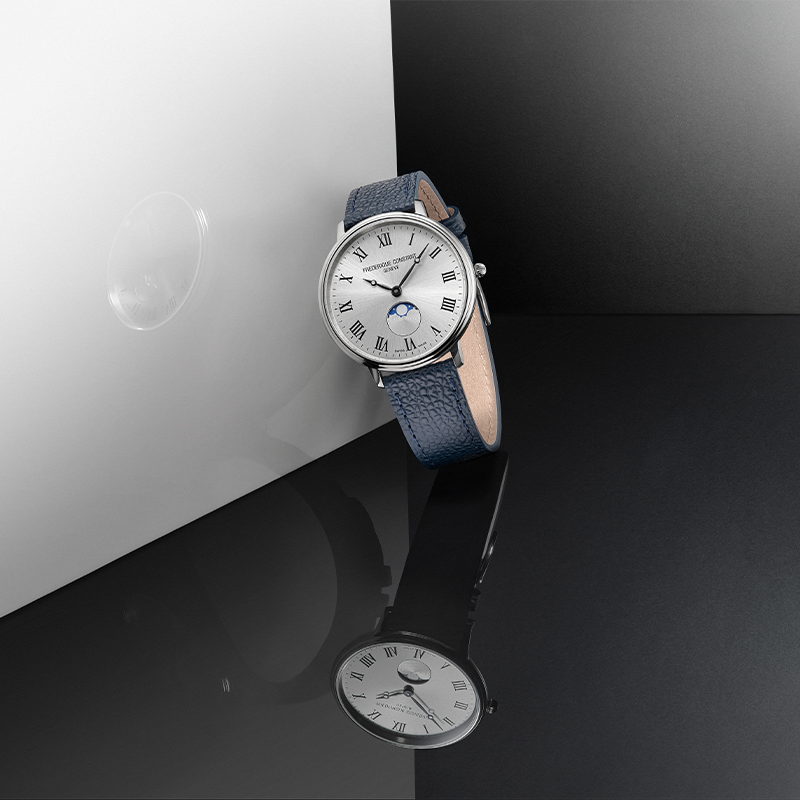 Frederique Constant Classics Moneta Moonphase Watch FC-206RS3S6
