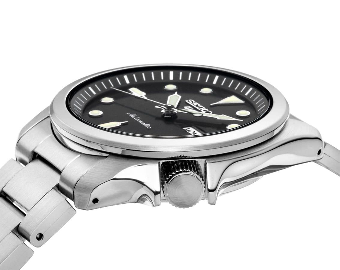 Seiko 5 Sports "DressKX" Automatic Black Dial Men's Watch SRPE55K1