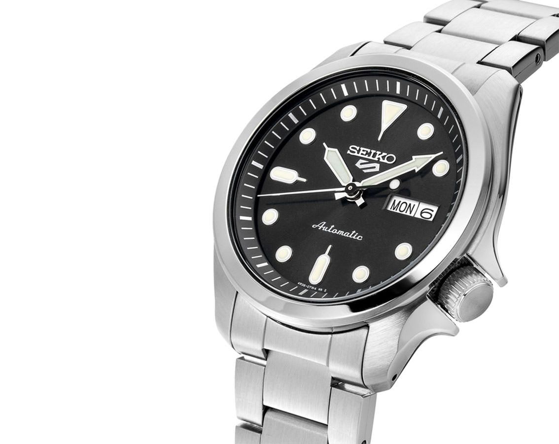 Seiko 5 Sports "DressKX" Automatic Black Dial Men's Watch SRPE55K1