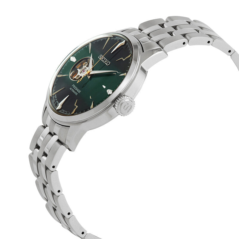 Seiko Presage Cocktail Time "Grasshopper" Open Heart Automatic Men's Watch SSA441J1