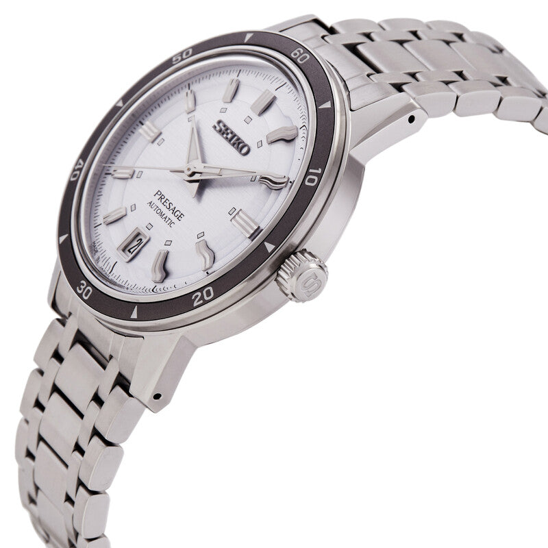 Seiko Presage Style 60's Ice Blue Automatic Stainless Steel Men's Watch SRPL73J1