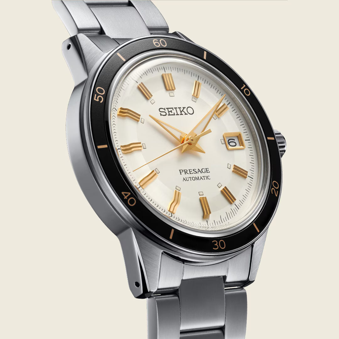 Seiko Presage Style 60's Automatic Stainless Steel Cream Dial Men's Watch SRPG03J1