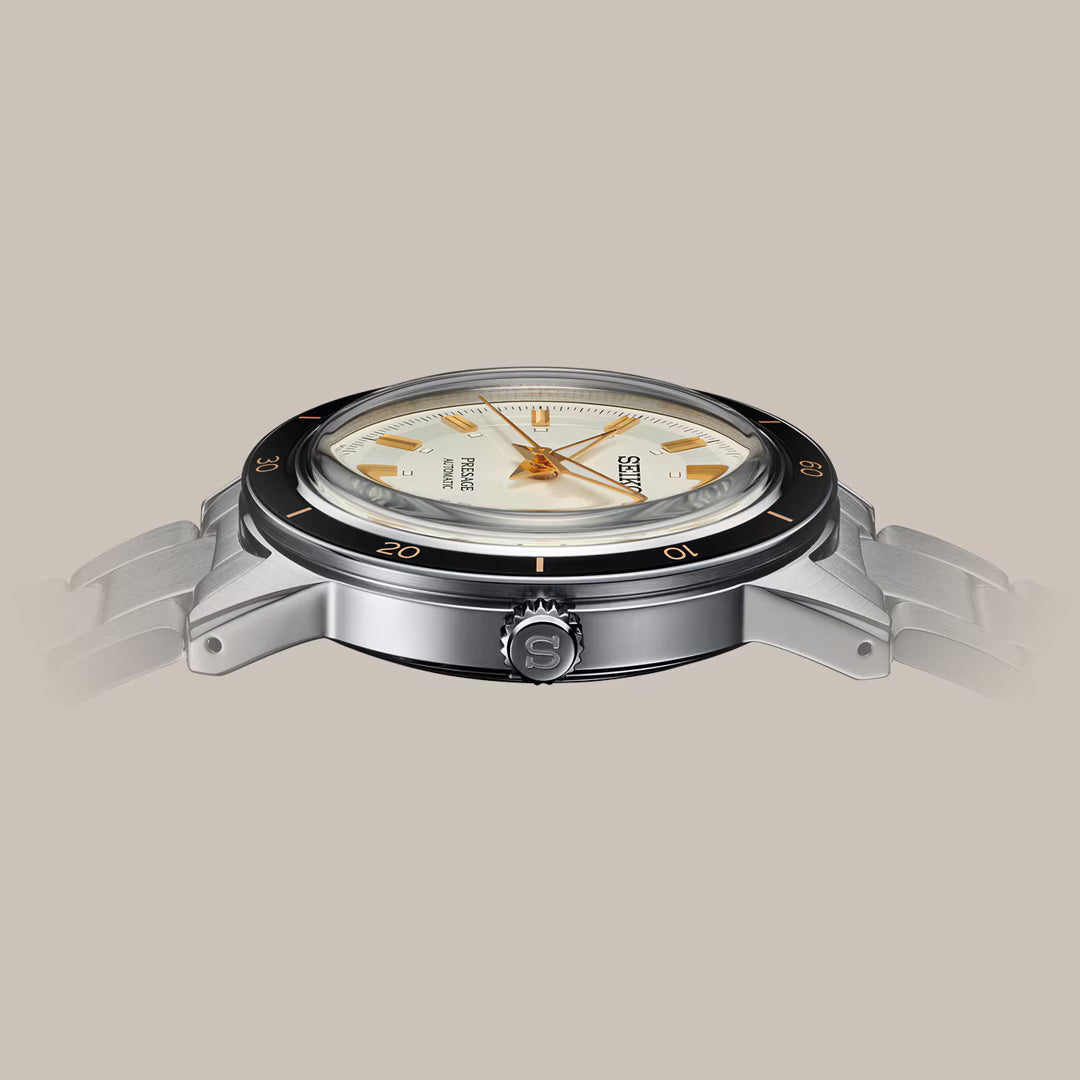 Seiko Presage Style 60's Automatic Stainless Steel Cream Dial Men's Watch SRPG03J1